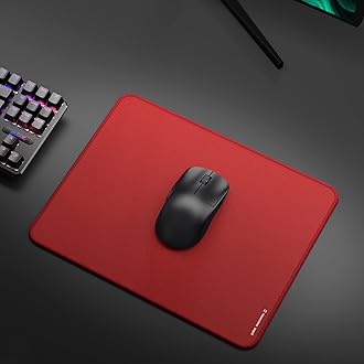 Pulsar Gaming Gears eSports Gaming Mouse Pad, Medium 33cm x 26cm, ParaControl V2 Low Friction Hybrid Anti-Slip Domestic Authentic - Red