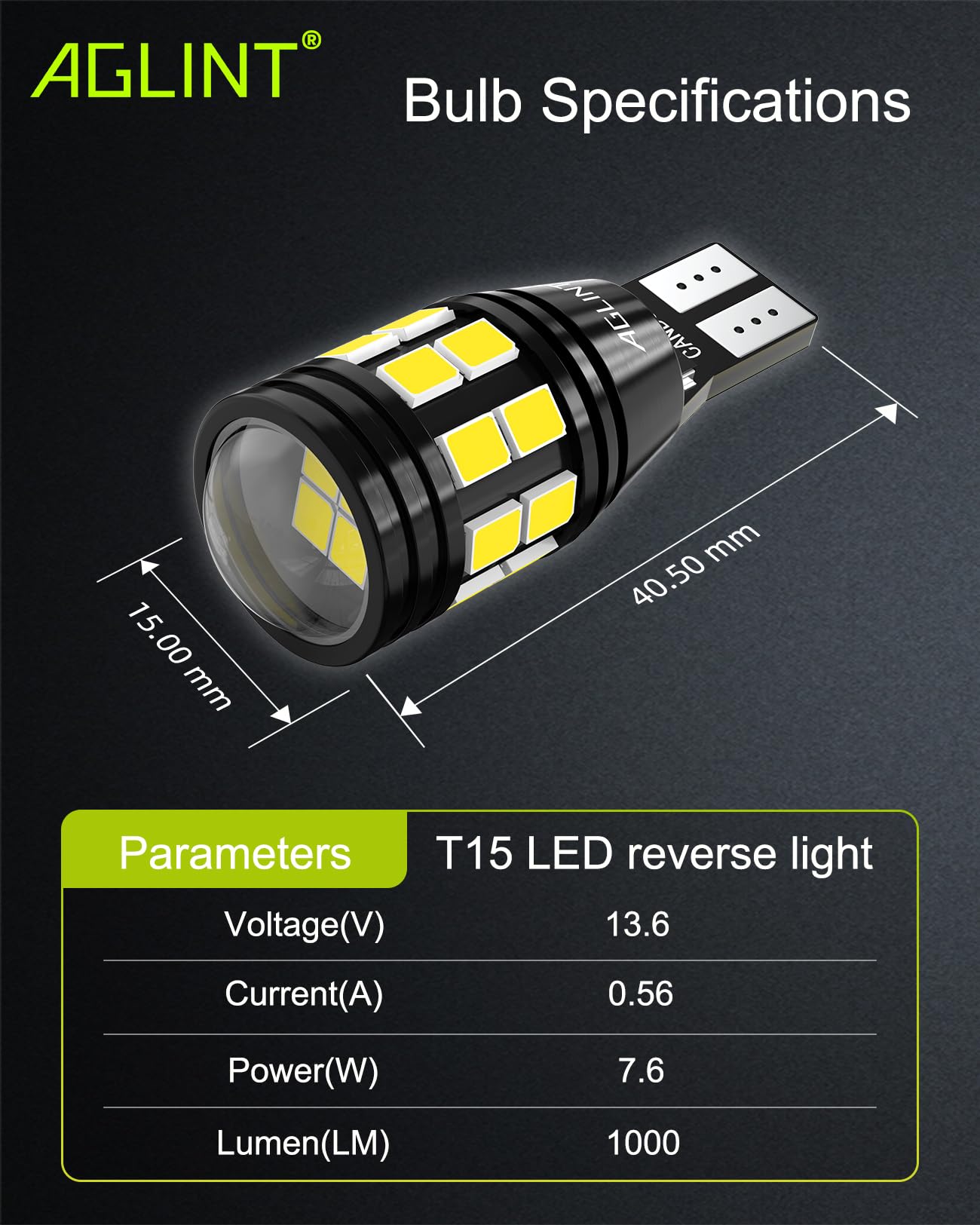 T15 W16W Żarówki LED CANBUS Bez Błędów 22SMD T16 955 921 912 Klin do Samochodowych świateł Wstecznych