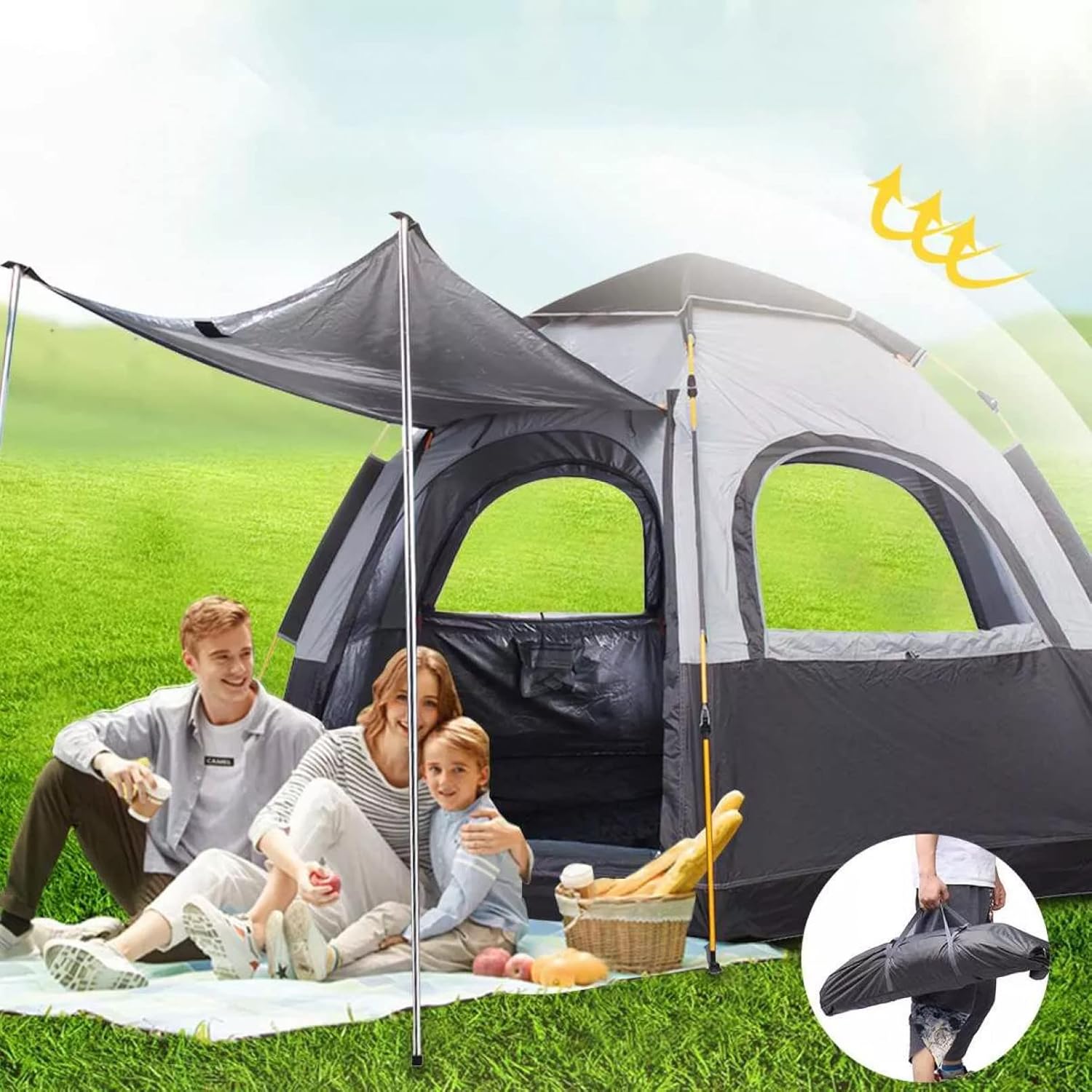 Seavalley Mountain Club 限定ポップアップテント ネイビー