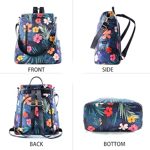 Miniatura 3 de Mochila para mujer, impermeable, de nailon, antirrobo, diseño de moda, grande, 15 pulgadas, convertible
