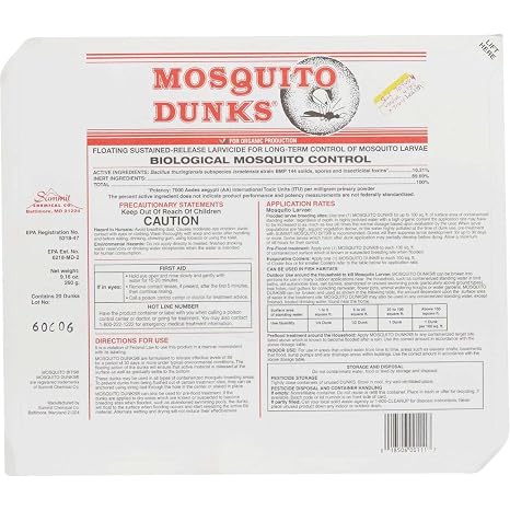 Summit 20-Pack Mosquito Dunk