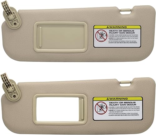 Miniatura 7 de Visera solar para el lado izquierdo del conductor compatible con Hyundai Elantra 2011-2015 Hyundai Veloster 2006-2016 Número OEM de repuesto