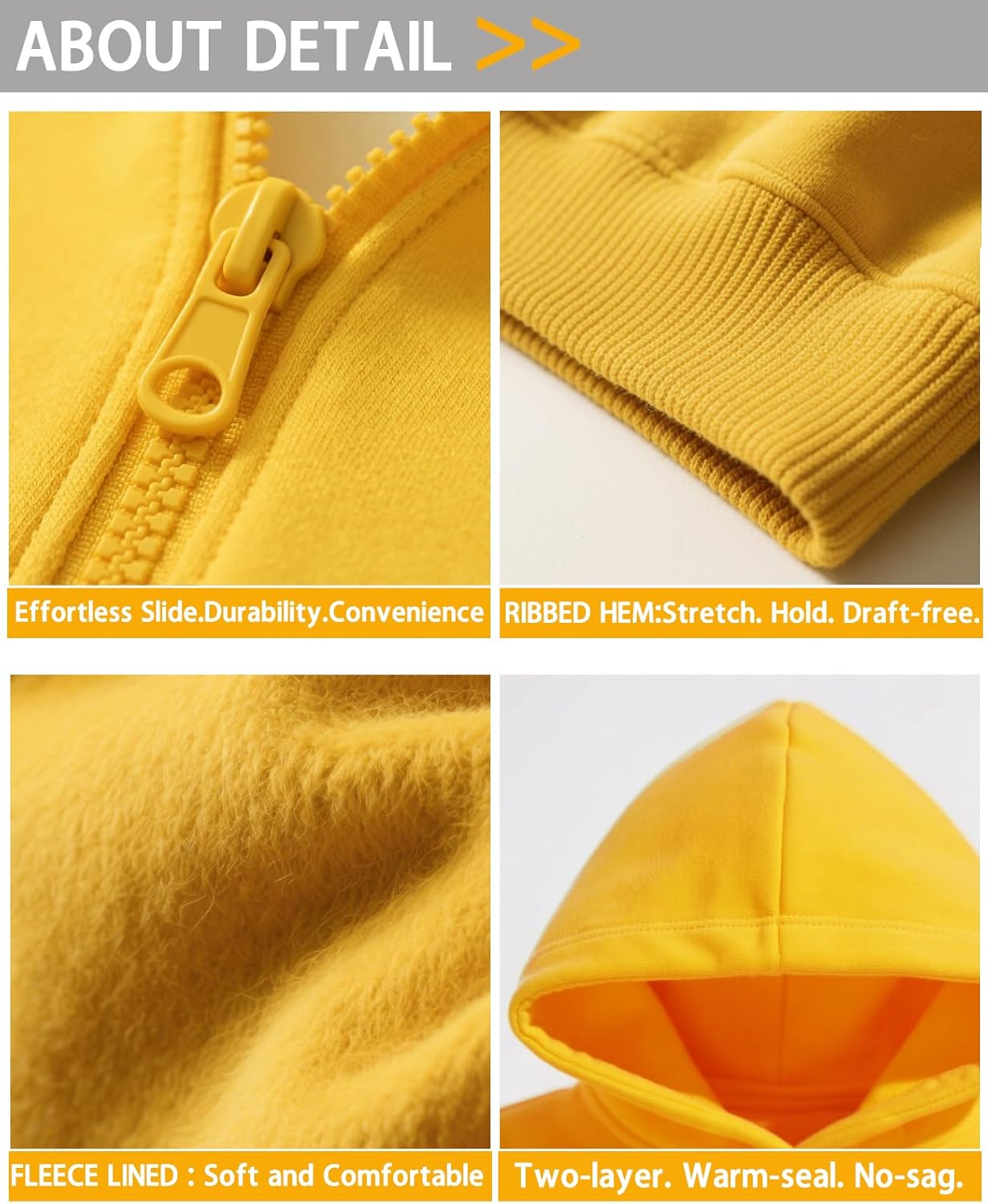 Men's Hoodie Quarter Zip Pullover Sweatshirts Fleece Hoodies Casual Long Sleeve Athletic Hooded Sweat Shirt for Men - Image 6