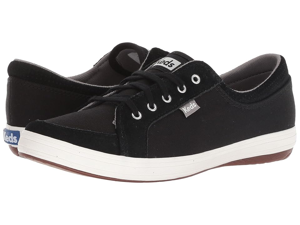 

Keds Vollie II Canvas/Perf Suede (Black) Women's Lace up casual Shoes