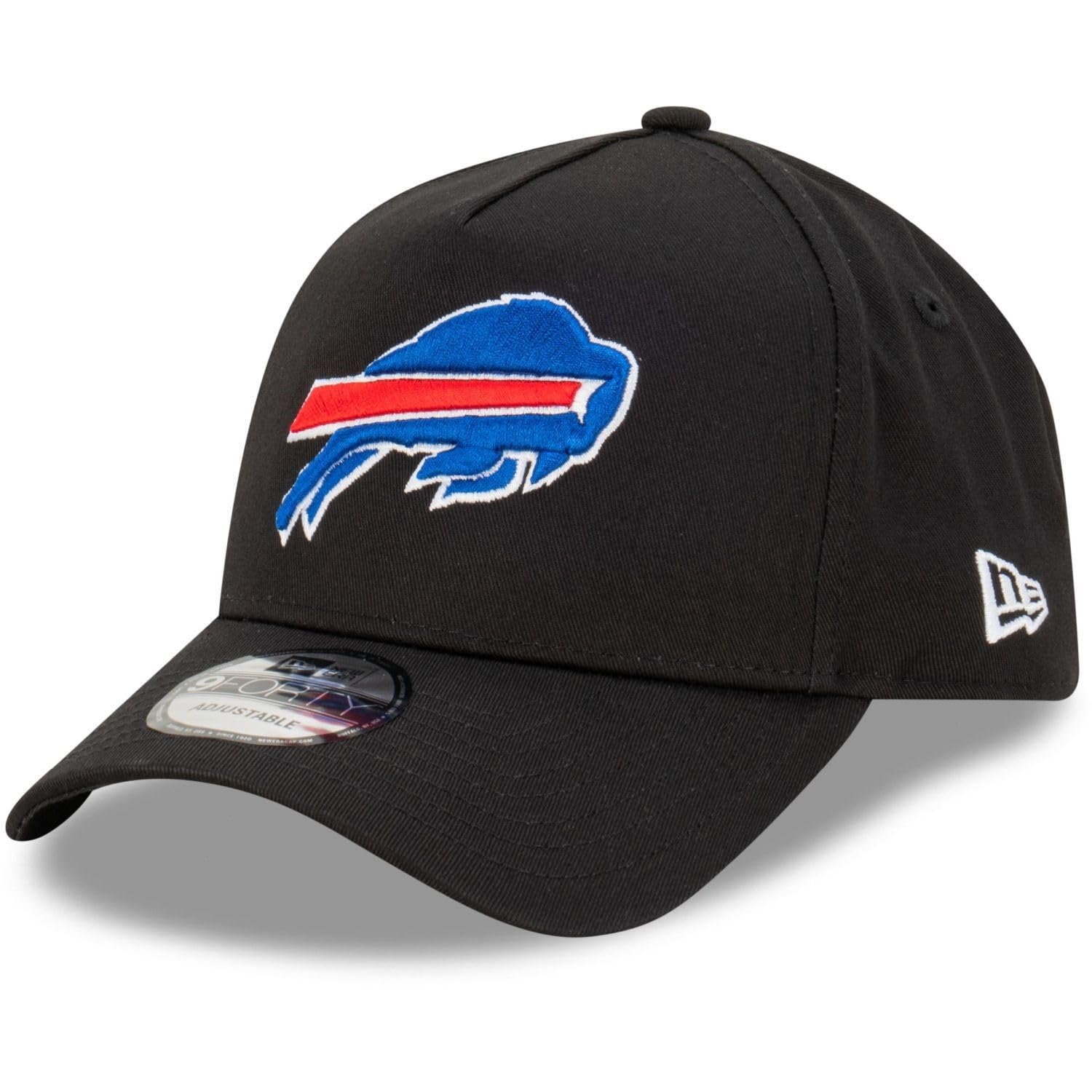 New Era Buffalo Bills NFL Evergreen Black 9Forty Adjustable A-Frame Cap