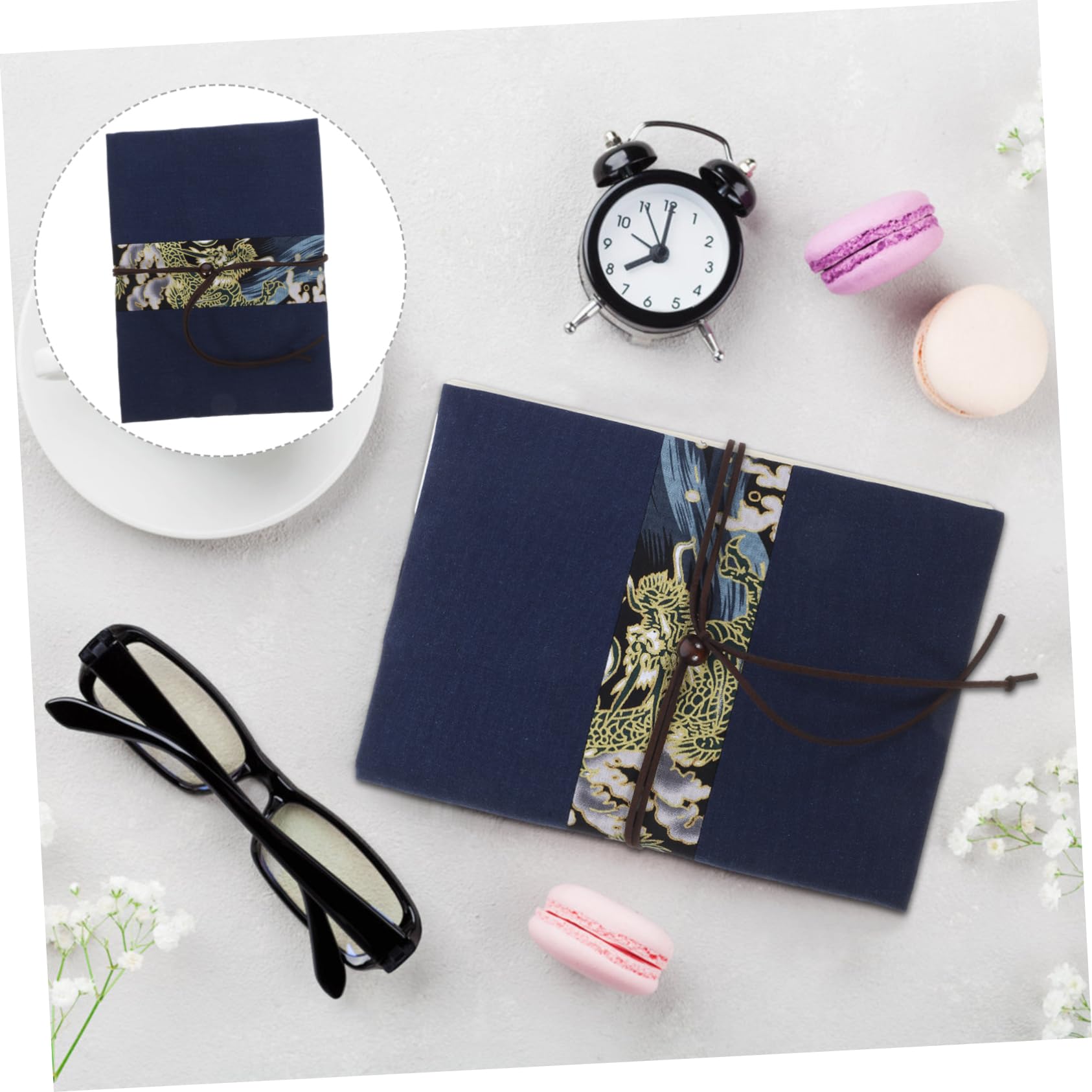 Lurrose 5piezas Funda De Libro De Decorativa y Protectora Cubierta Para Cuadernos Diseño Elegante y Duradero Para Uso Diario