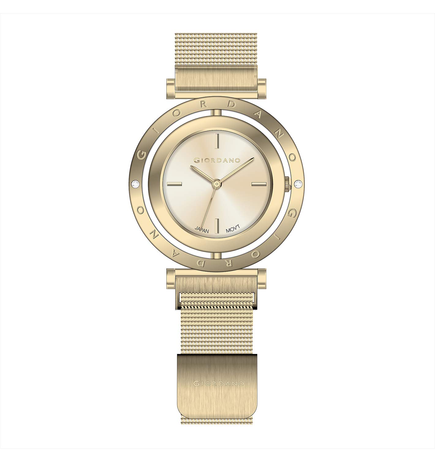 Giordano Gold Dial Analogue Womens Watch - GD-2107-11 (B08D3866M7) Amazon Price History, Amazon Price Tracker