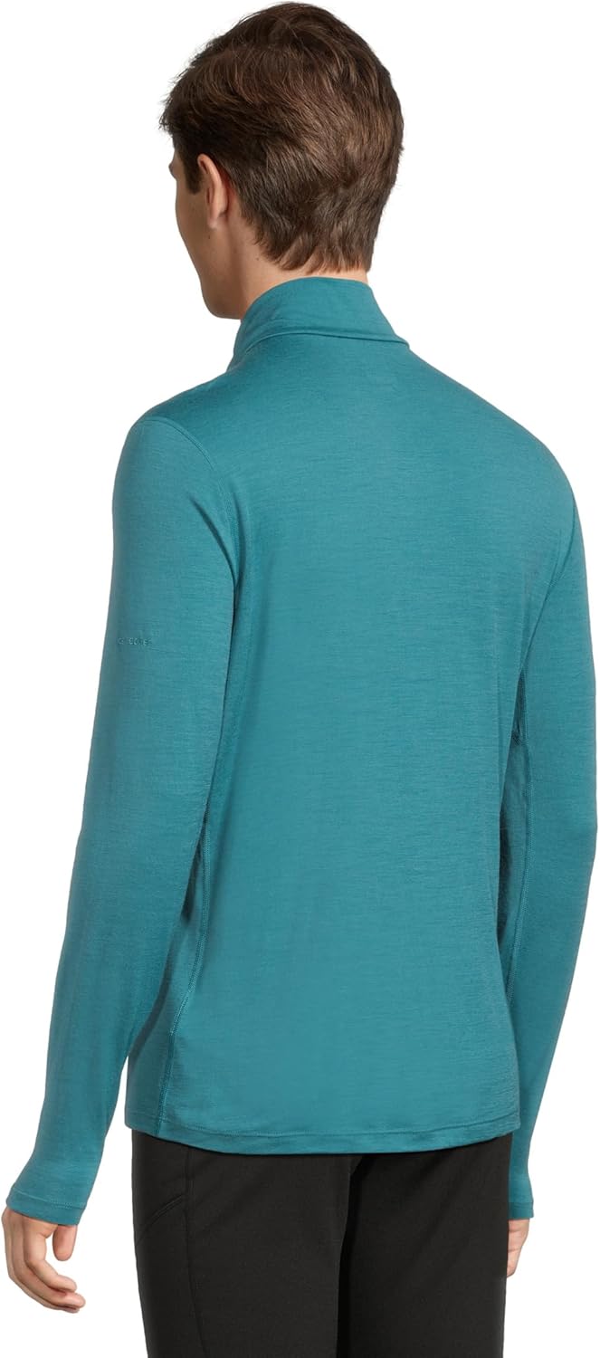 Icebreaker Men's Standard Merino 200 Oasis Long Sleeve Half Zip, Topaz - Image 3