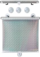 Vista 15 de Persianas enrollables opacas con ventosas, persianas enrollables térmicas, cortinas de privacidad sin perforaciones, persianas enrollables para Negro