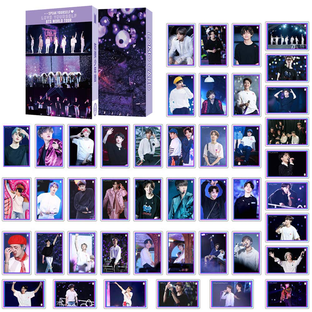 BTS LOMO Cards 54pcs bts world tour lomo card bts Lomo Card Set