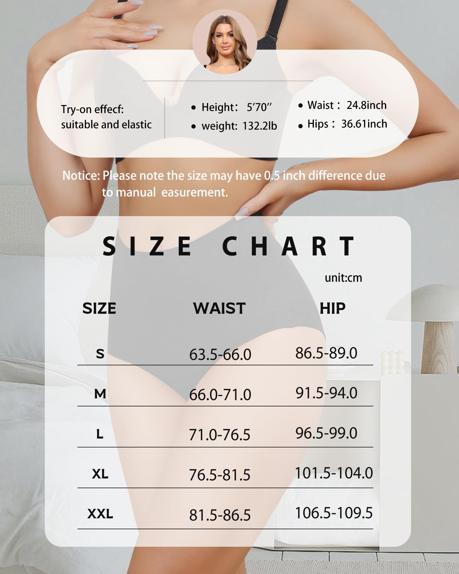 Aijolen Shapewear Damen Bauchweg Unterhose Hohe Taille Miederhose Nahtlos Figurformende Shaping Unterwäsche Bauchkontrolle Miederslip Body Shaper für Frauen