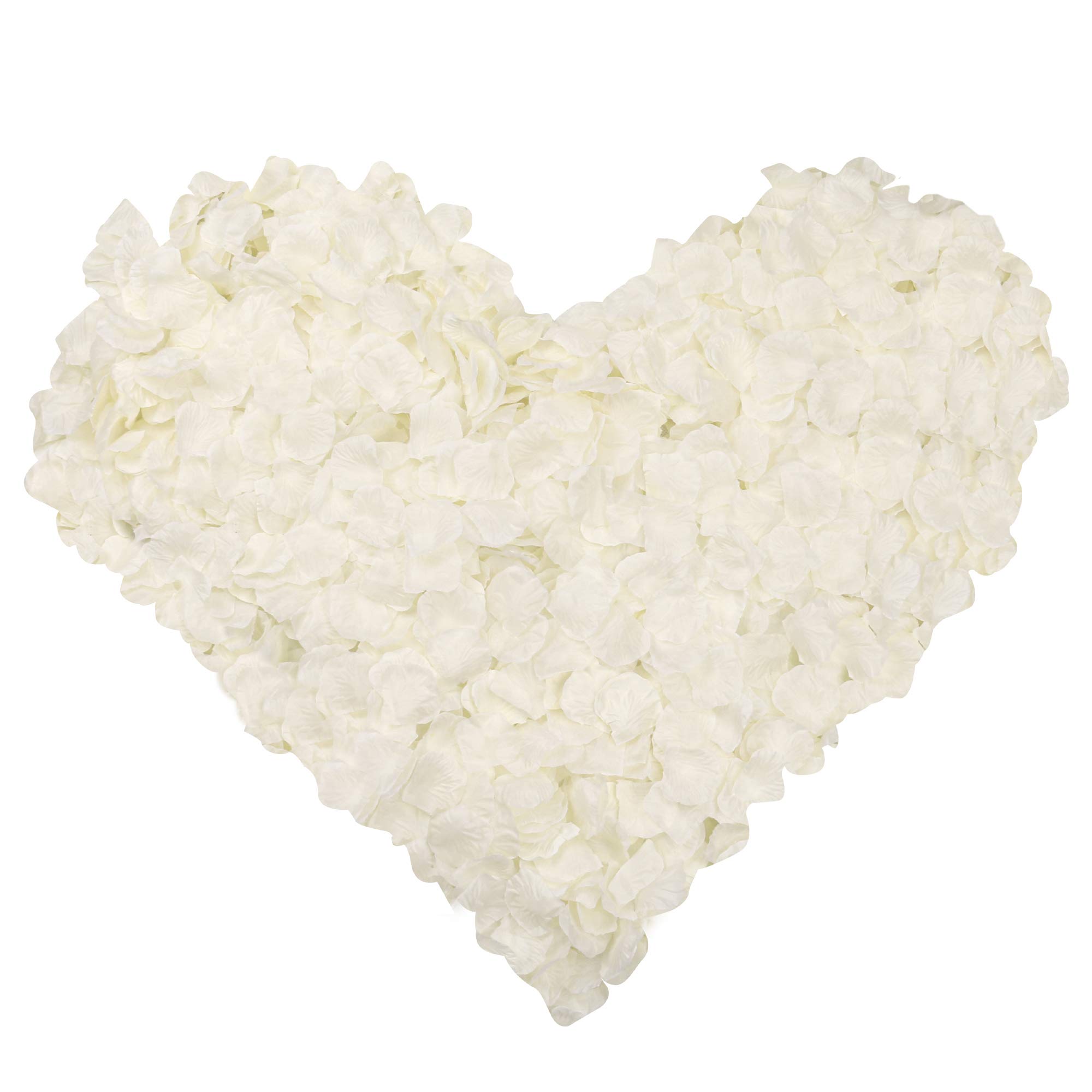 3000 Pcs Silk Rose Petals, Rose Flower Petals Decorations, Fake Rose Petals Roses Artificial Flowers Petals for Wedding, Valentine's Day, Romantic Night, Birthday,Proposal Anniversary Flower Decor