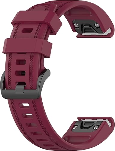 Vista 58 de Correas de reloj Garmin Fenix 6S Pro para mujeres y hombres, Fenix 5S Plus Band de 0.787 pulgadas (0.787 in), correas de repuesto de silicona