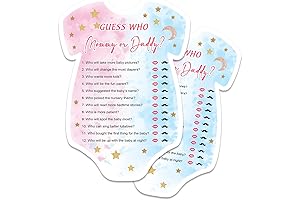 Baby Shower Game: Mommy or Daddy, Guess Who?
