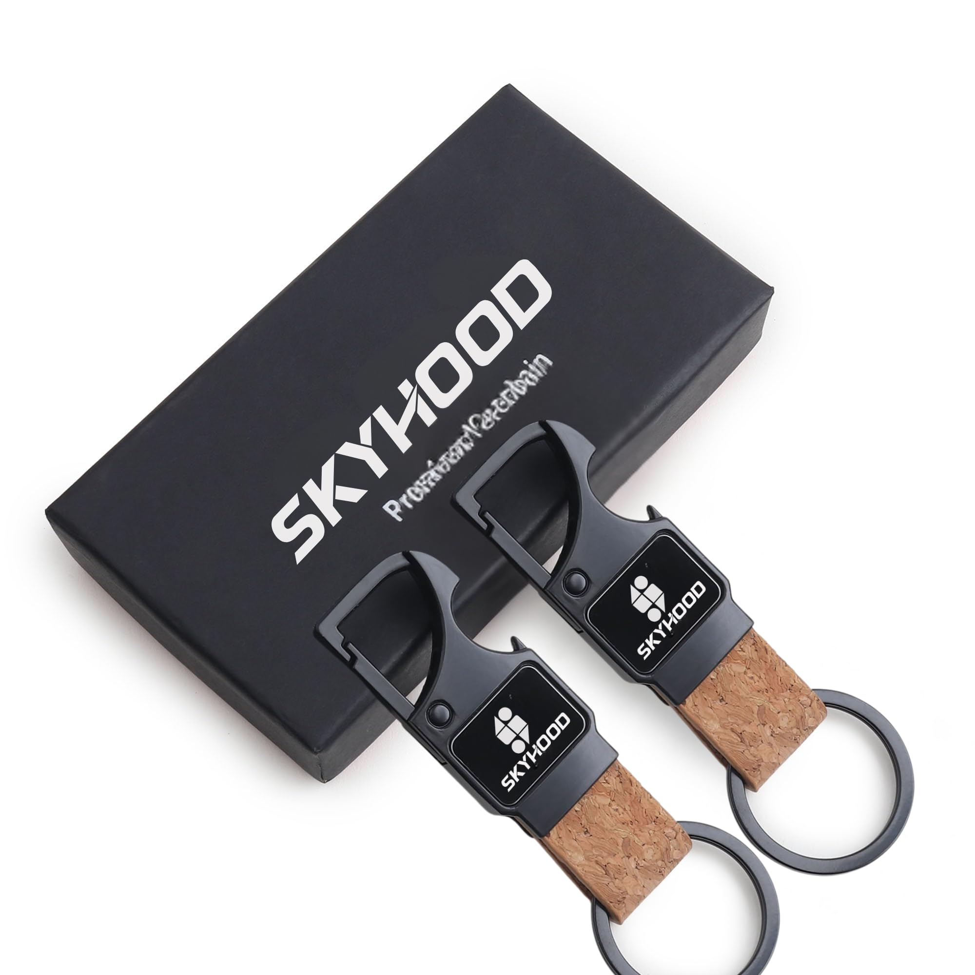 Exclusive Black Edition Metal Keyring & Keychain | Keychain For Home, Office, Car & Bike etc | Compatible with All Vehicles | Heavy Duty Keyring for Men & Women