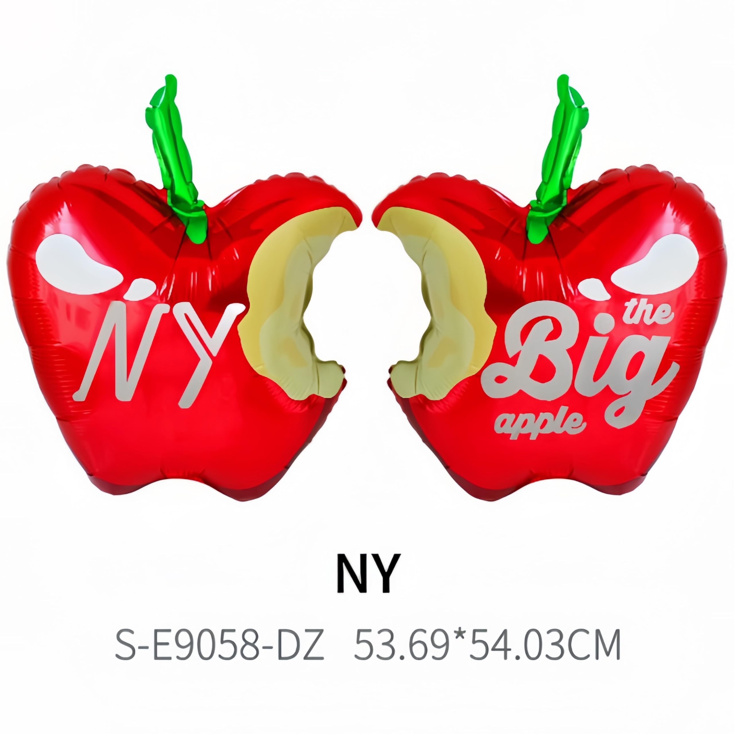 Balony imprezowe o tematyce Nowego Jorku – 7 balonów cukierkowych z makaronikami (45 cm) + 1 nadmuchiwana słomka + 1 rolka wstążki (10 m) - unisex - dla wszystkich grup wiekowych - dla
