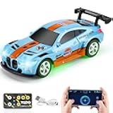 SASBSC Mini RC Toy Cars for Boys Kids Adults, 2.4GHz APP Remote Control Car with Lights and 3 Speed Modes, 1/64 Race Toy Car Rechargeable for Boys Ages 5-7 8-12,Birthday Gifts for Kids