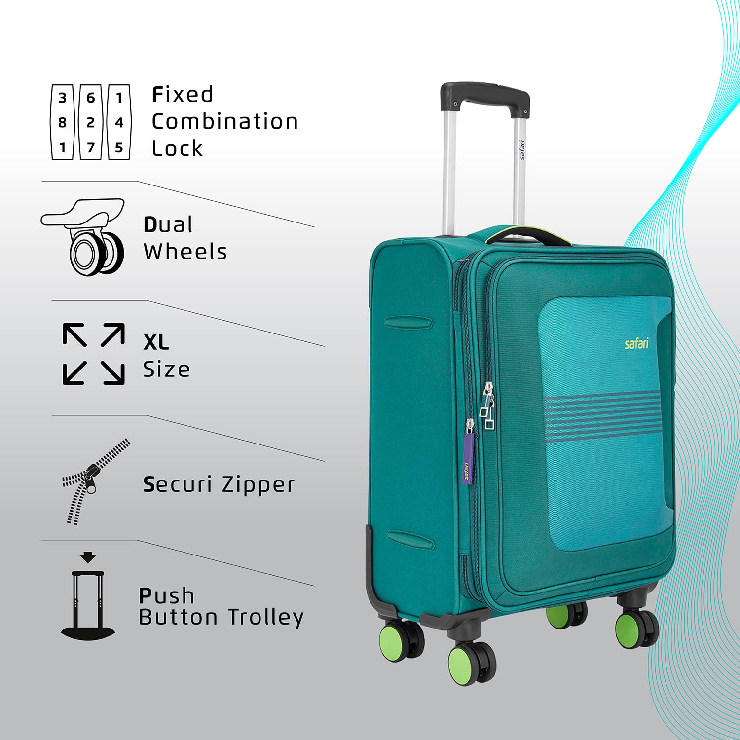 Share 143+ safari trolley bag size chart latest esthdonghoadian