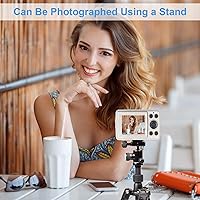 Vista 4 de Cámara digital 720P para niños y adolescentes con zoom de 16X, videocámara portátil compacta