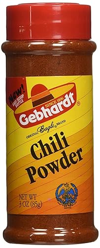 Gebhardt Chili Powder 3 oz (Paquete de 4)