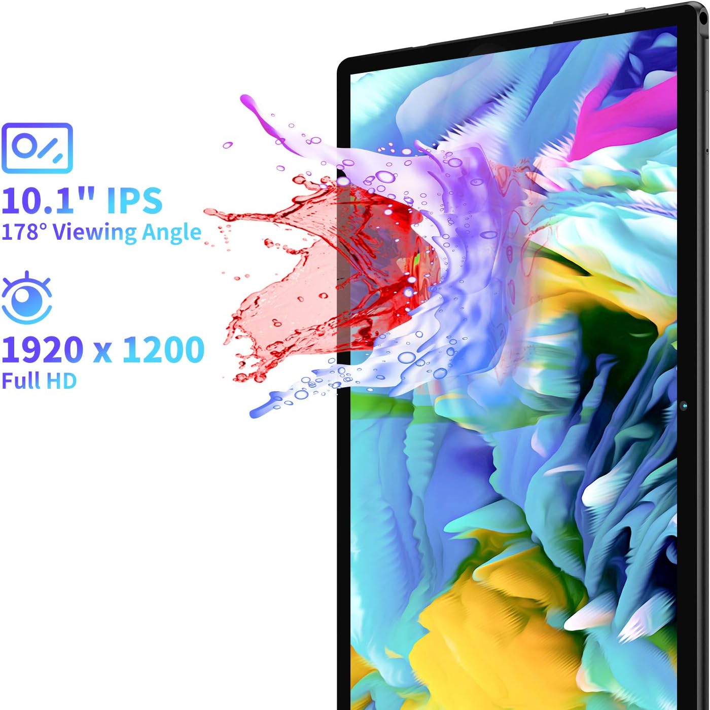 TECLAST M40 Tablet display features: 10.1-inch IPS 1920x1200 Full HD.