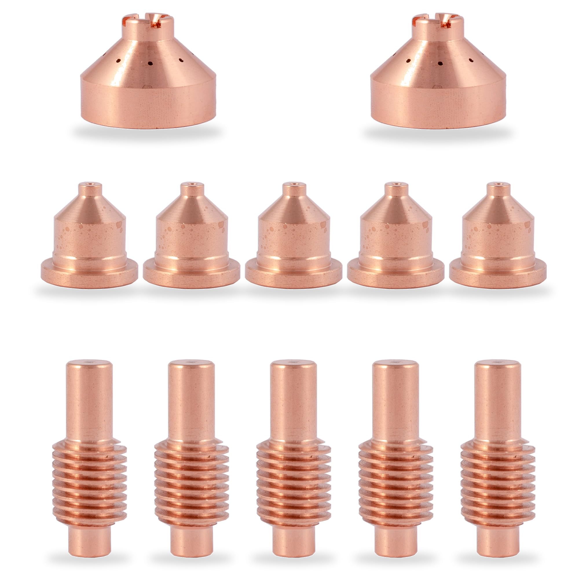 120826 Nozzle Tips & 120573 Electrode & 120828 Shield, 12Pcs Kit, Fit PMX 600 Plasma Cutter Consumables