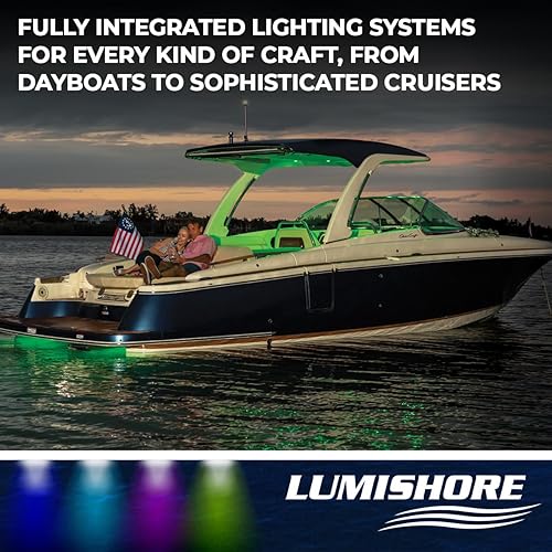 Miniatura 8 de Eclipse - Tira de luz LED neón flexible de 16.4 ft (16.4 pies) (azulblanco), cortada a longitud, 60-0513-5000