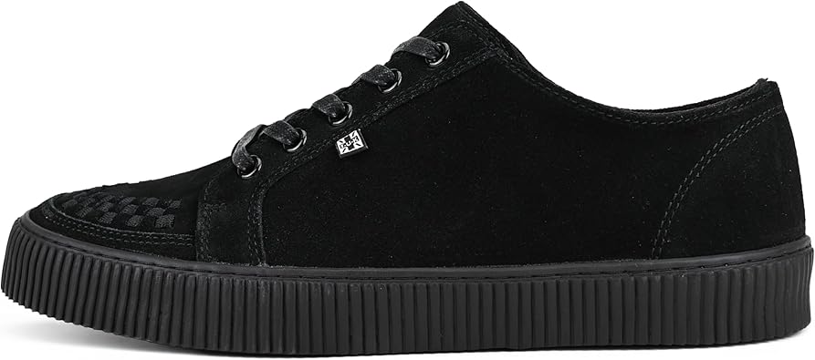 T.U.K. Suede Creeper Sneaker for Women and Men | Lace Up Shoes, Interlace, and Eyelets | Classic Ridged Sole and Mesh Lining | Memory Foam Comfort for Everyday Wear