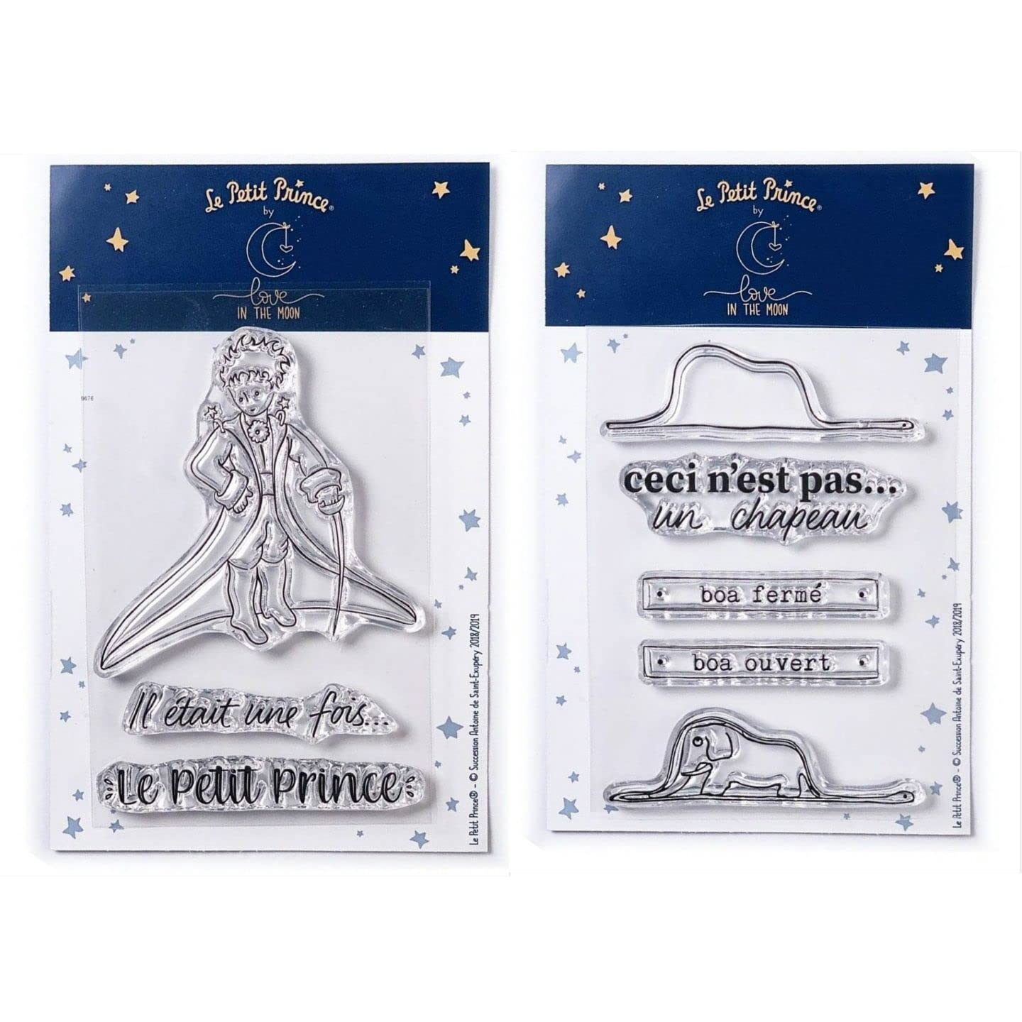 8 Clear Stamps The Little Prince Messages and Boa