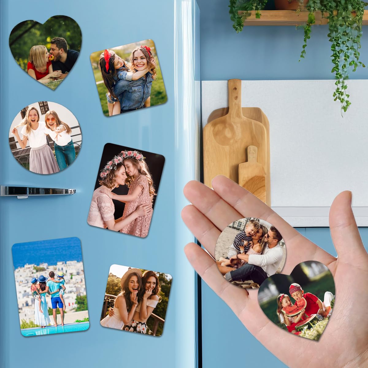 Diyxisk Imanes Nevera, 12 Piezas Imanes Personalizados Nevera, Diferentes Patrones Iman Nevera, Adecuado Para Pizarras Magnéticas, FrigoríFicos, Aires