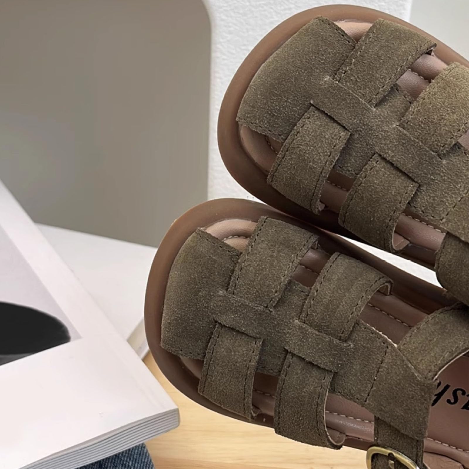 MMRTDJDR Generisch Sandalias Cerradas Niñas Verano Niñas Sandalias De Agua Al Aire Libre Zapatos Deportivos Zapatos De Verano Zapatos De Malla Huecos Sandalias (1 12 Y)