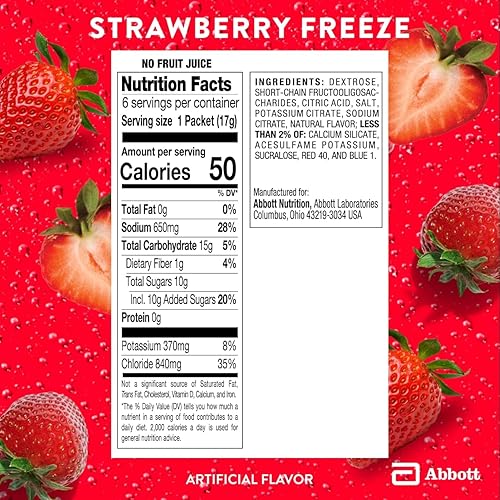 Miniatura 22 de Pedialyte AdvancedCare Plus Electrolyte Powder, tiene un 33% más de electrolitos y prebióticos PreActiv, brisa de naranja, 6 paquetes de polvo