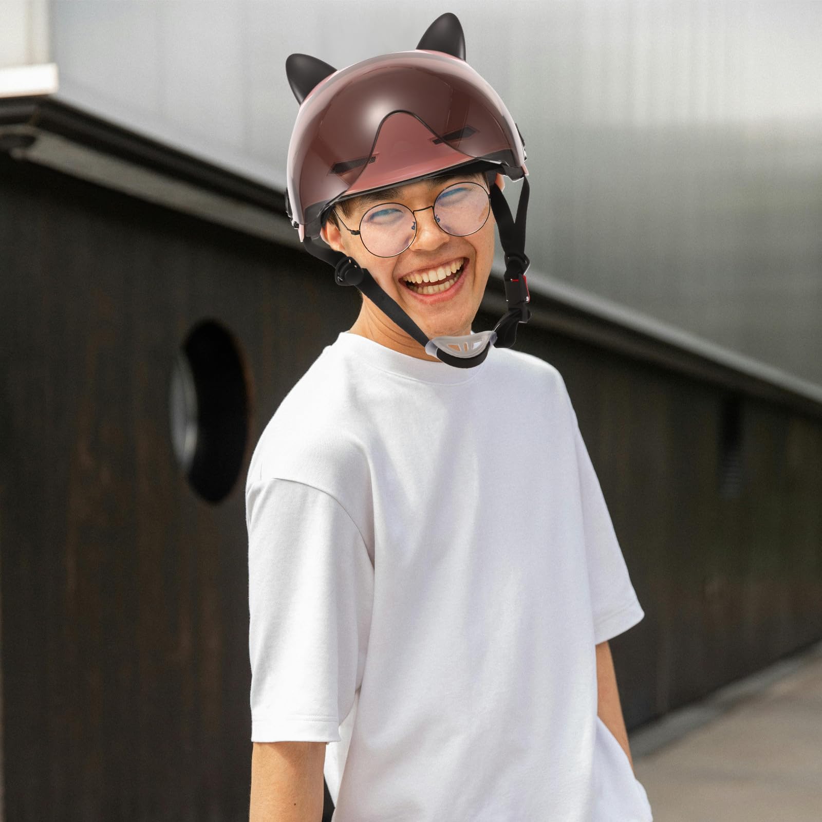 Casco de Ciclismo Medio Orejas de Gato para Adultos