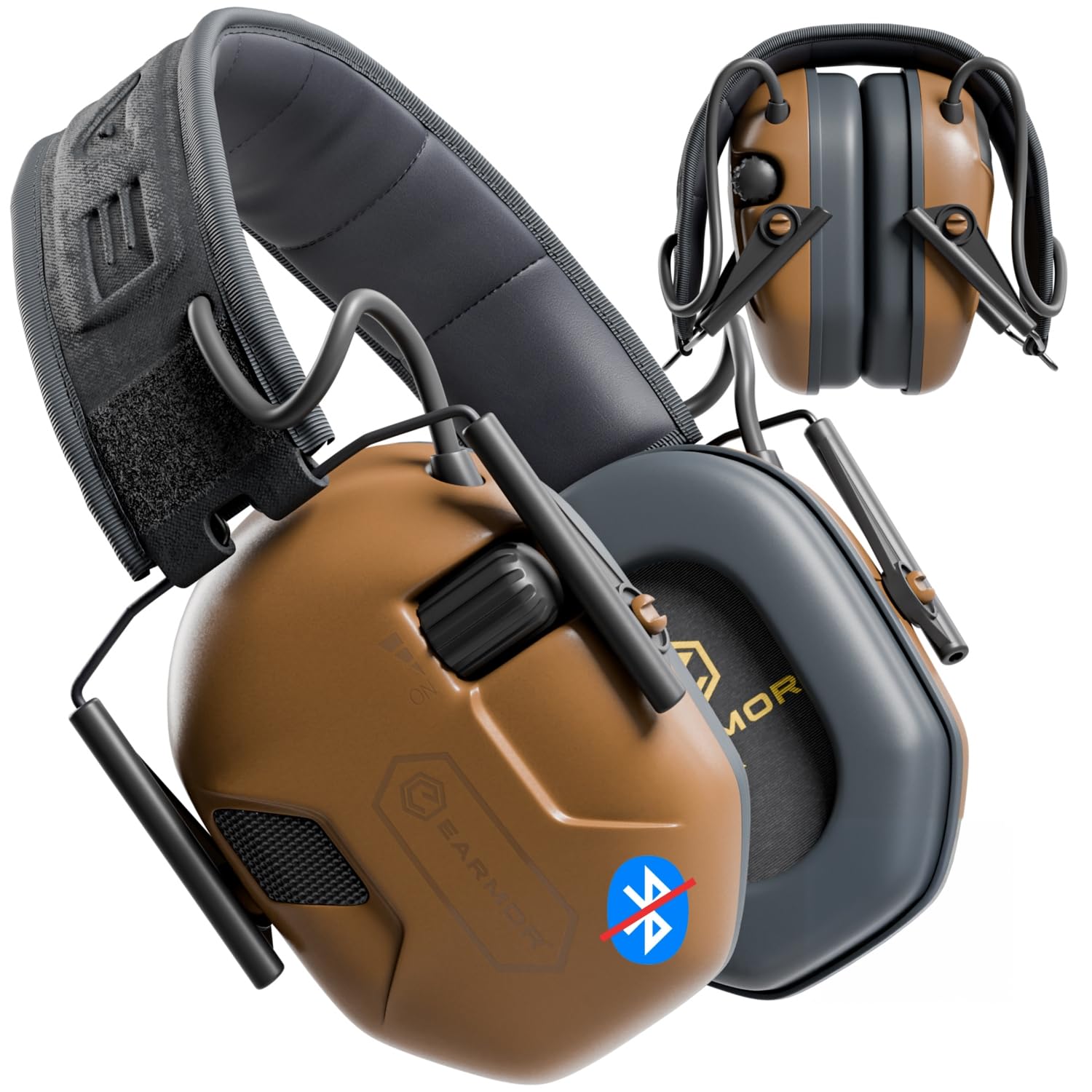 Earmor M300A Protection auditive électronique pour la chasse, le tir, valeur d'isolation acoustique, SNR 29 dB, réglage dynamique du bruit
