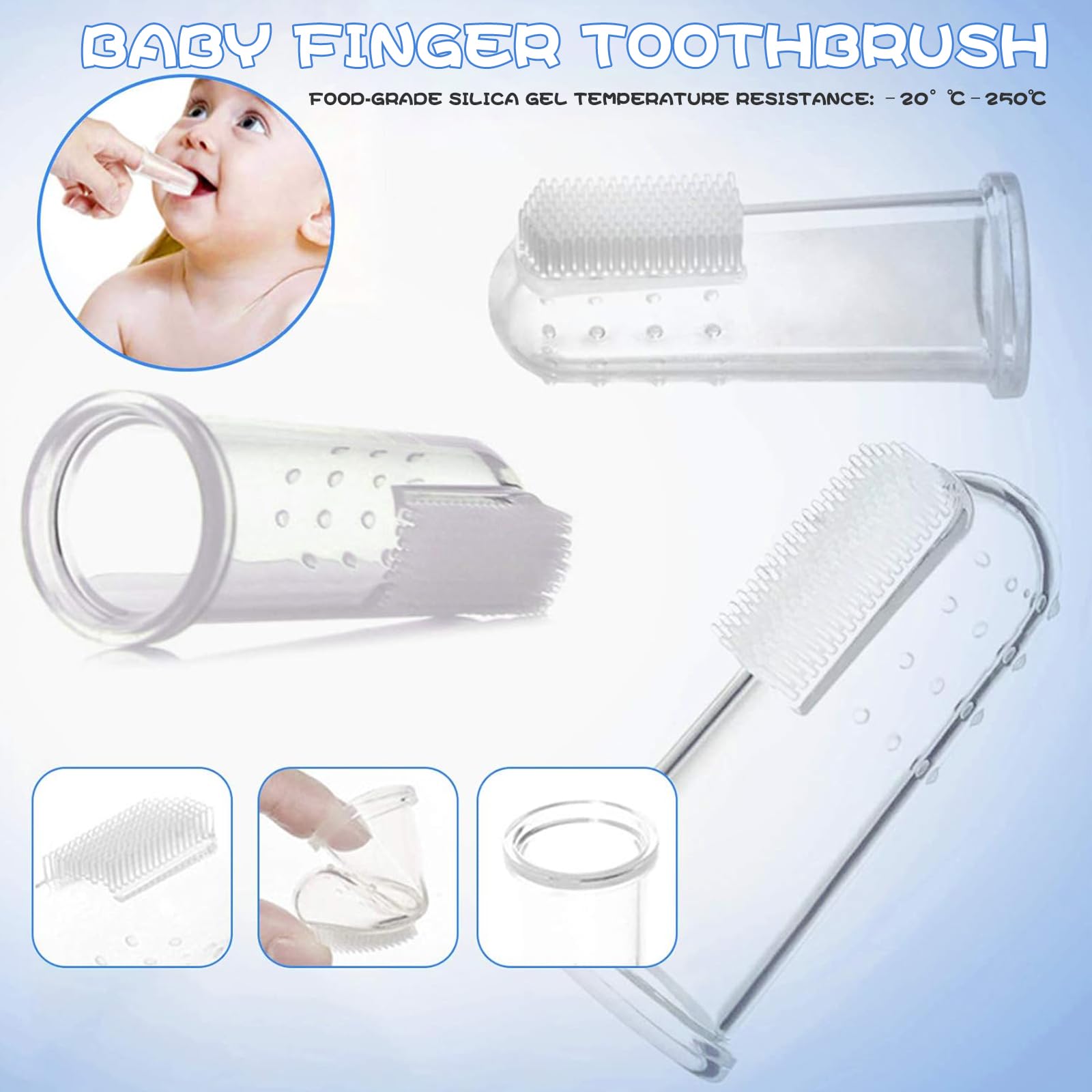 Trousse de Soin Bébé, HyAdierTech 13 Bébé Naissance Set, Kit de Soin Bébé, soins bébé Infirmière nouveau-né Bébé Clou Cheveux Soins de santé Des gamins Thermomètre Toilettage Brosse Trousse (blue)
