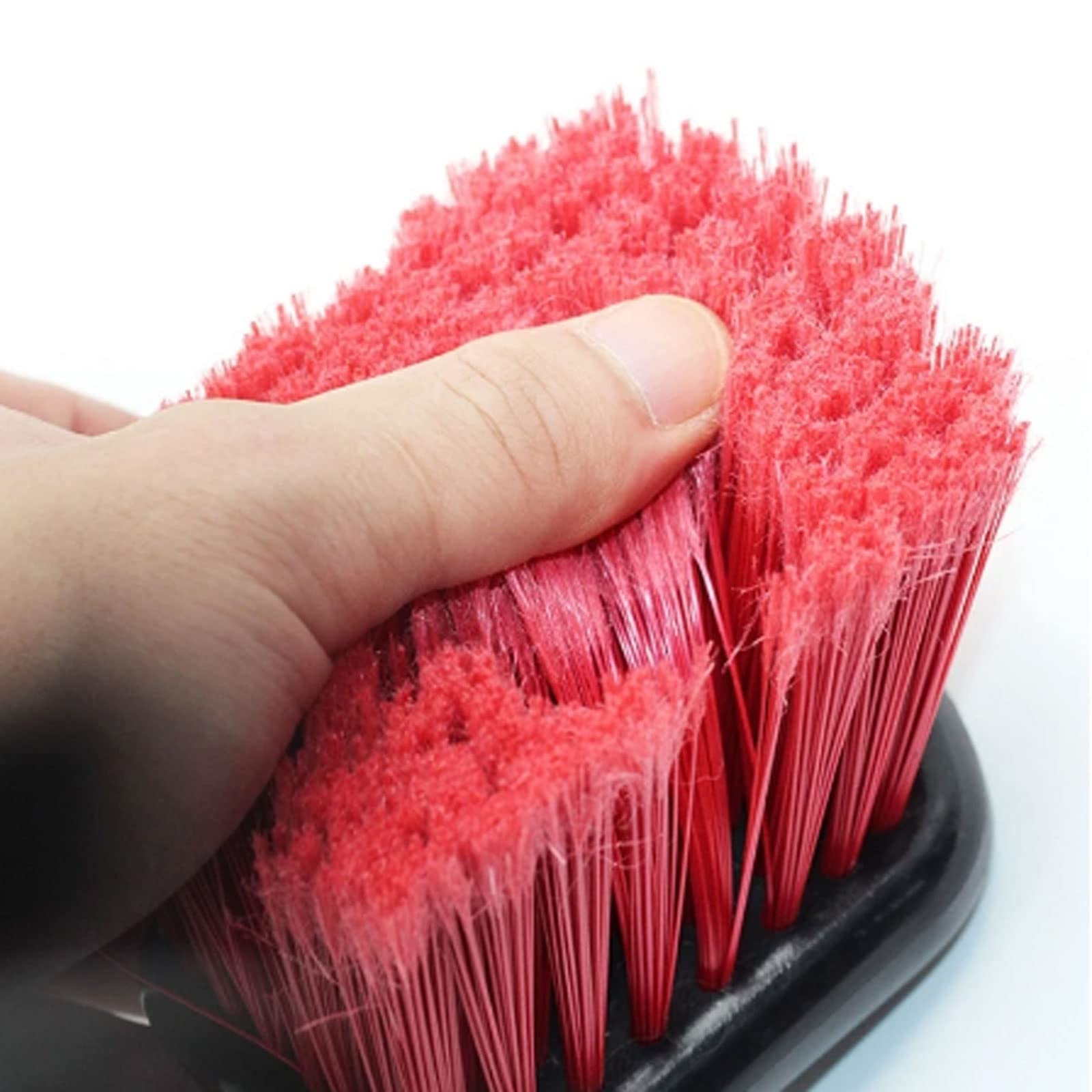 Brosse de nettoyage pour roue de voiture avec long manche pour voiture et moto