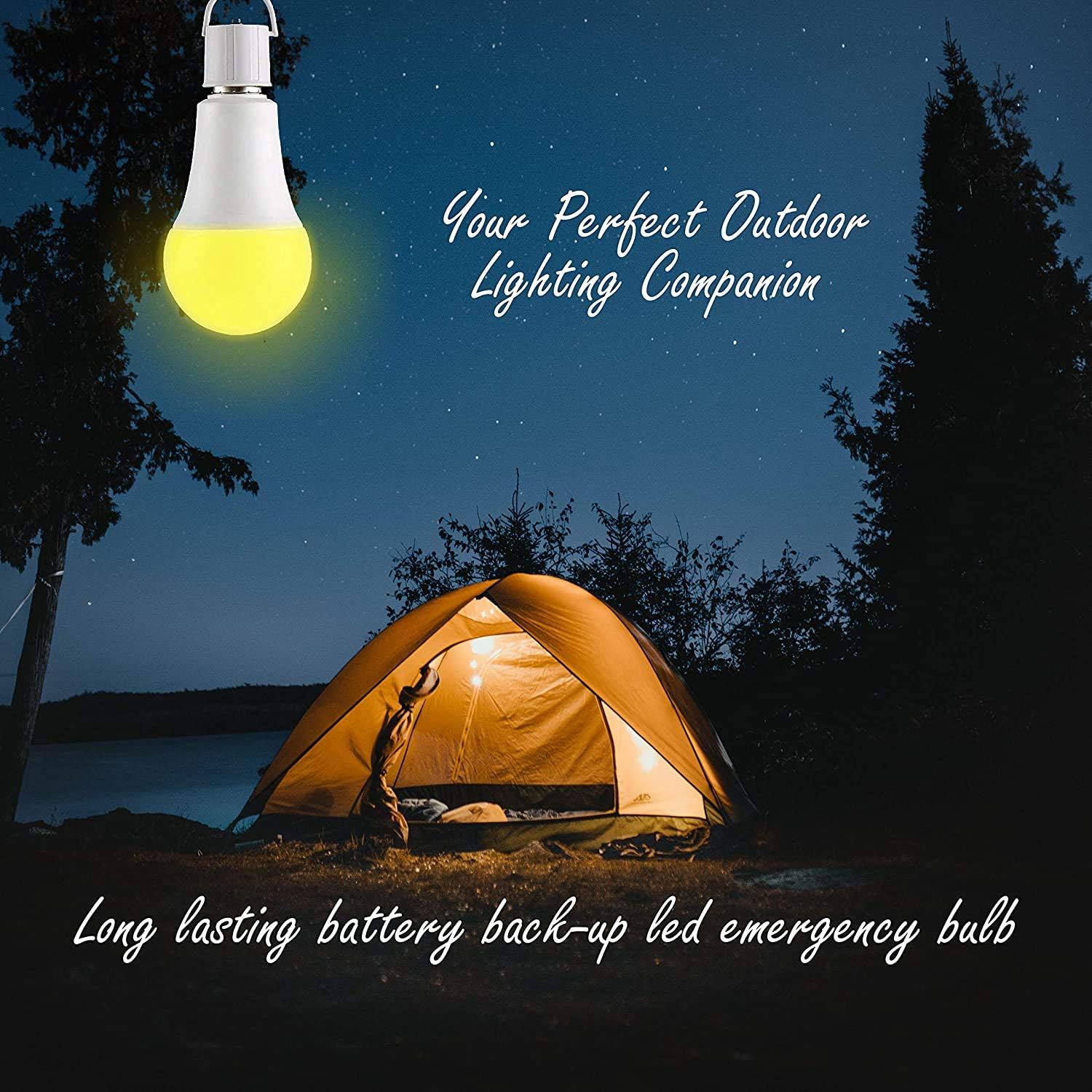 Exclusive Rechargeable LED Light Bulbs with Battery Backup, Emergency LED Bulb, Pack of 6, LED 60 Watt Bulb