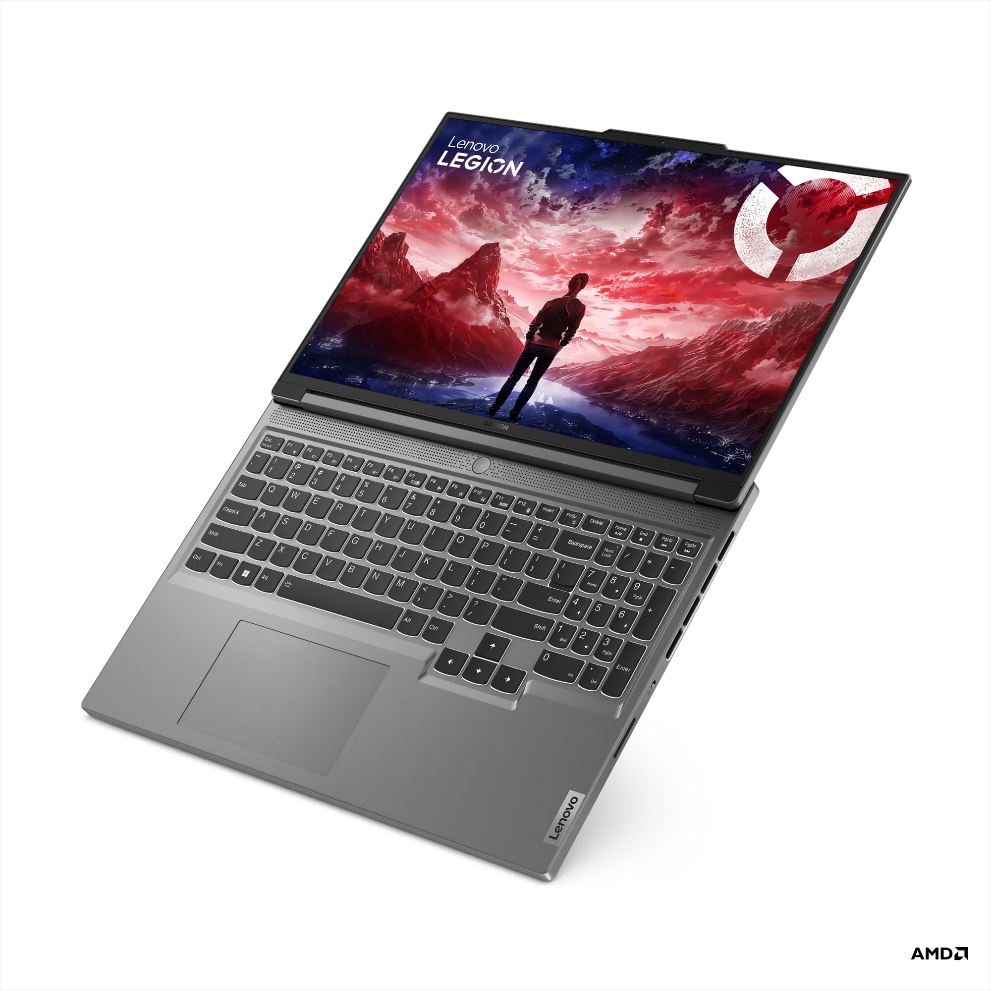 Lenovo Legion Slim 5 16ARP9 - Ordinateur Portable Gaming 16'' WQXGA 165Hz (AMD Ryzen 7 7435HS, RAM 16Go, SSD 512Go, NVIDIA RTX 4060 8Go, Windows 11 Home) Clavier rétroéclairé AZERTY - Gris