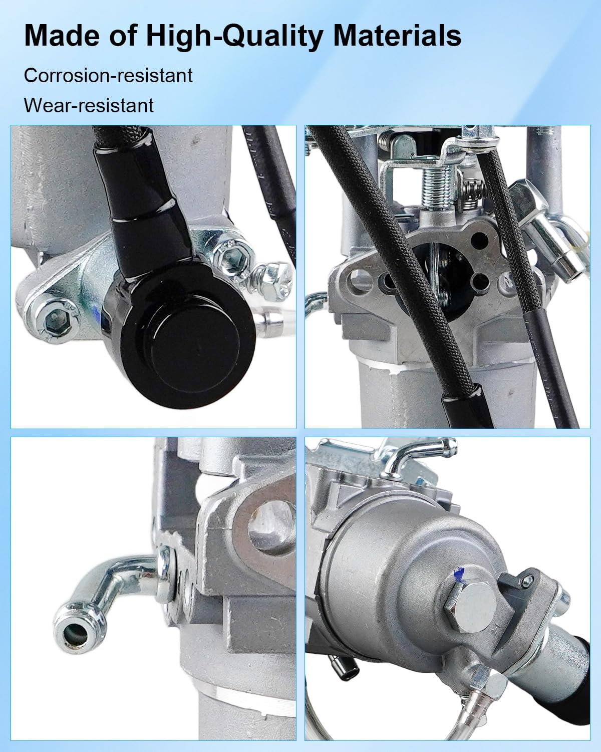 100160764 Carburetor Kit with Gasket and Spark Plug Fit for Champion 2500W 201122 200961 200962 Dual Fuel Inverter Generator