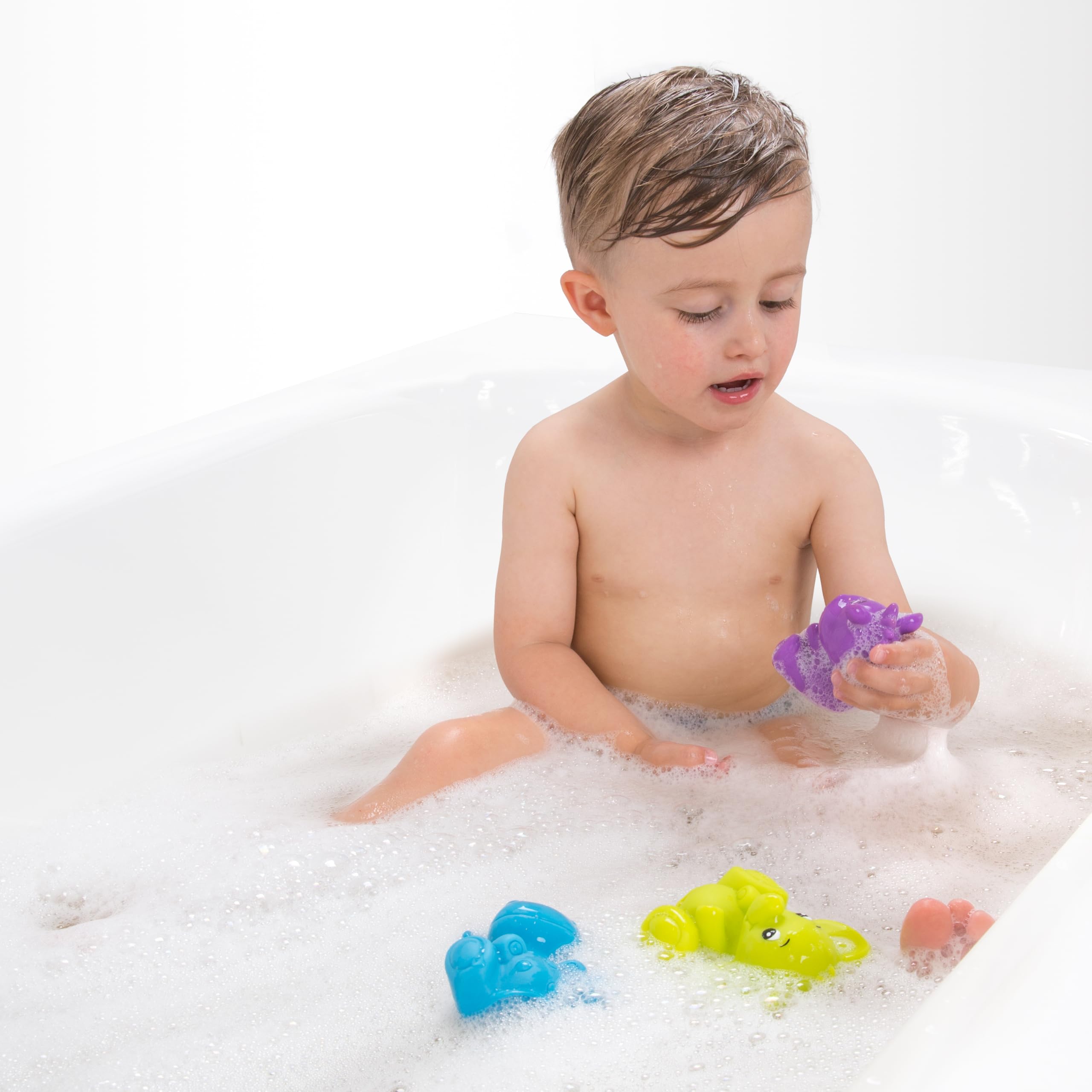Playgro Bath Time Activity Gift Pack, 15 pièces, Coffret de Bain pour bébé, Filet de Rangement, Animaux et Bateaux, Cadeau à partir de 6 Mois