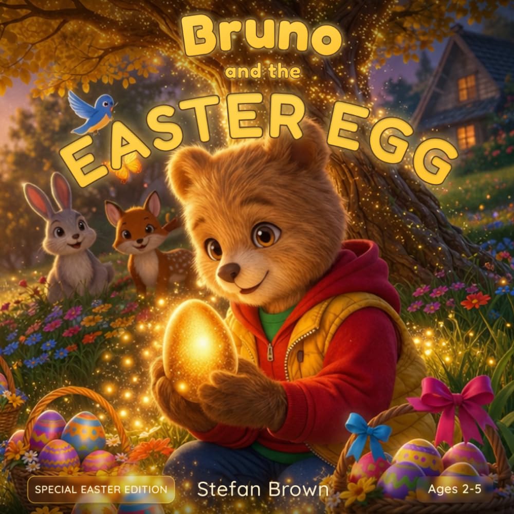 Bruno and the Easter Egg: A Magical Easter Bunny Adventure for Kids Ages 2-5, Filled With Friendship, Kindness, And Joy (Bruno Adventures)
