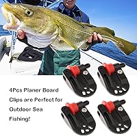 Vista 7 de 4 unids Cepilladora Zams Pro Release Clips Pesca en línea Clip lateral para Aparejos de pesca en alta mar Trolling Downrigger Clips