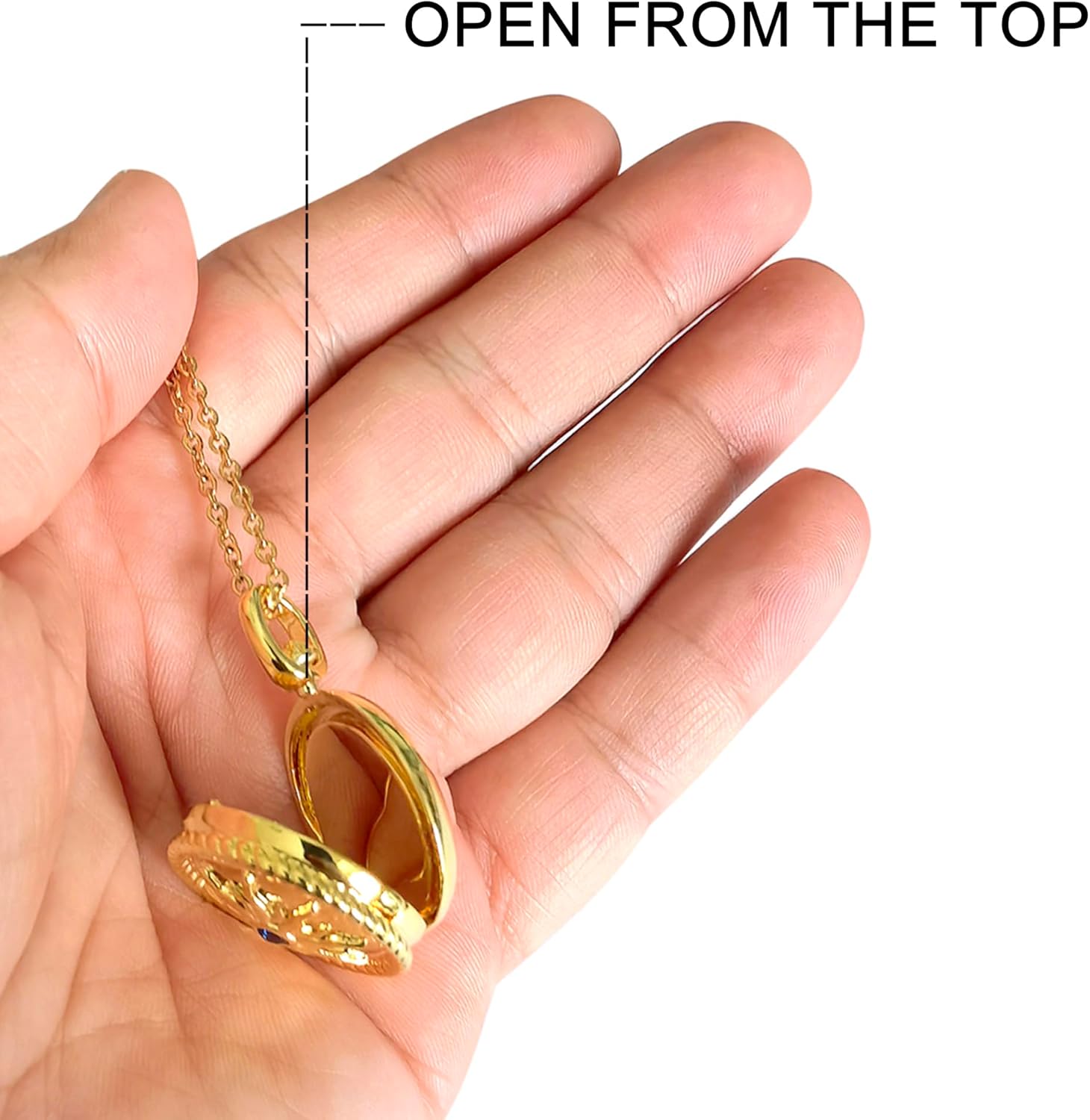 Expanding Photo Locket Necklace that Holds 4 Pictures Pendant Lockets Birthday Gifts - Image 6