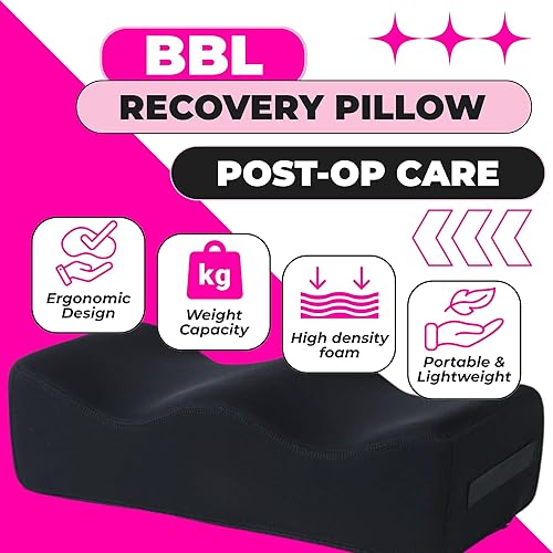 Miniatura 2 de BBL - Almohada de glúteos + kit de poscirugía BBL Supplies + almohada brasileña de recuperación de glúteos + almohada de glúteos + color negro talla