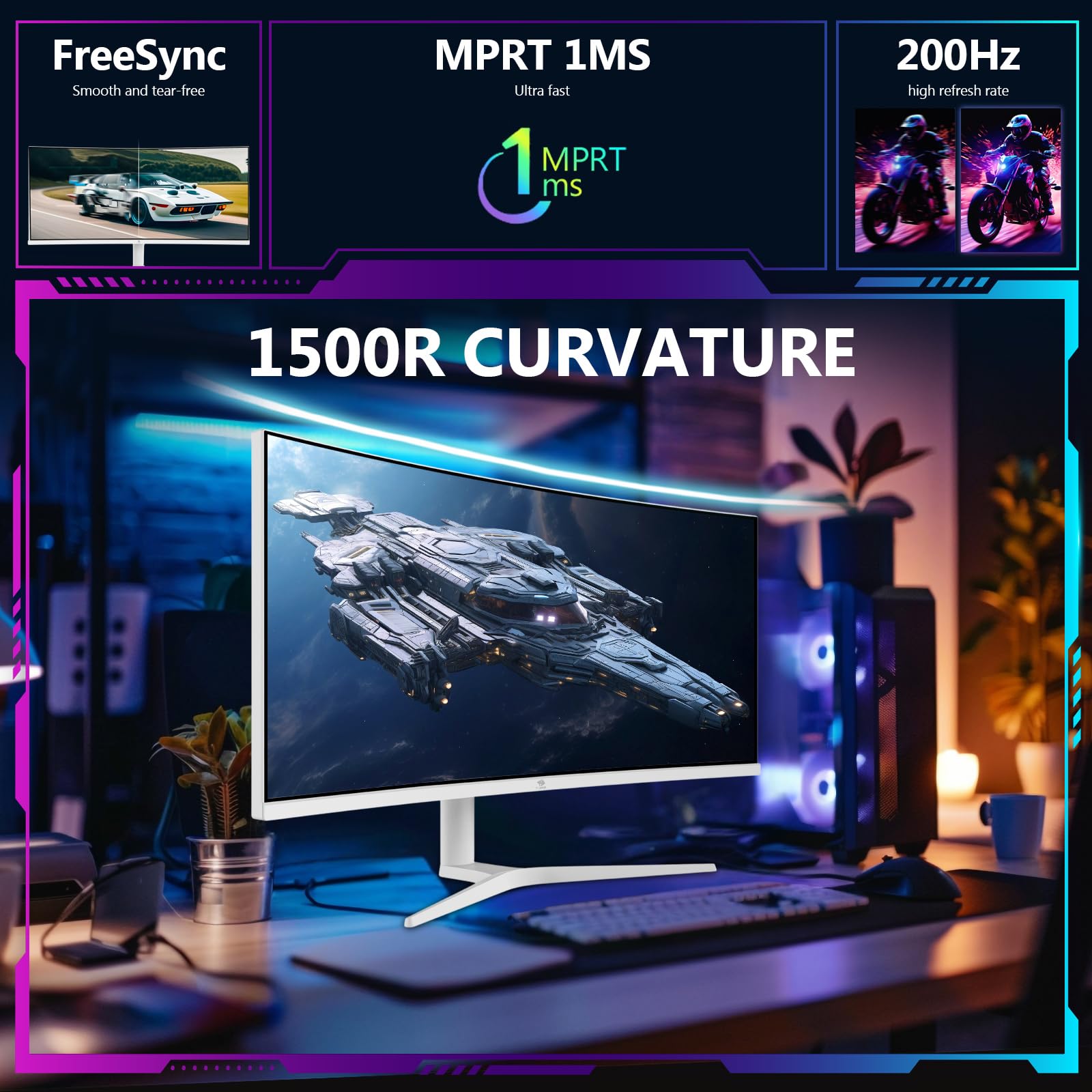 Z-Edge Monitor 34 Pollici Gaming IPS 165Hz - Dettaglio