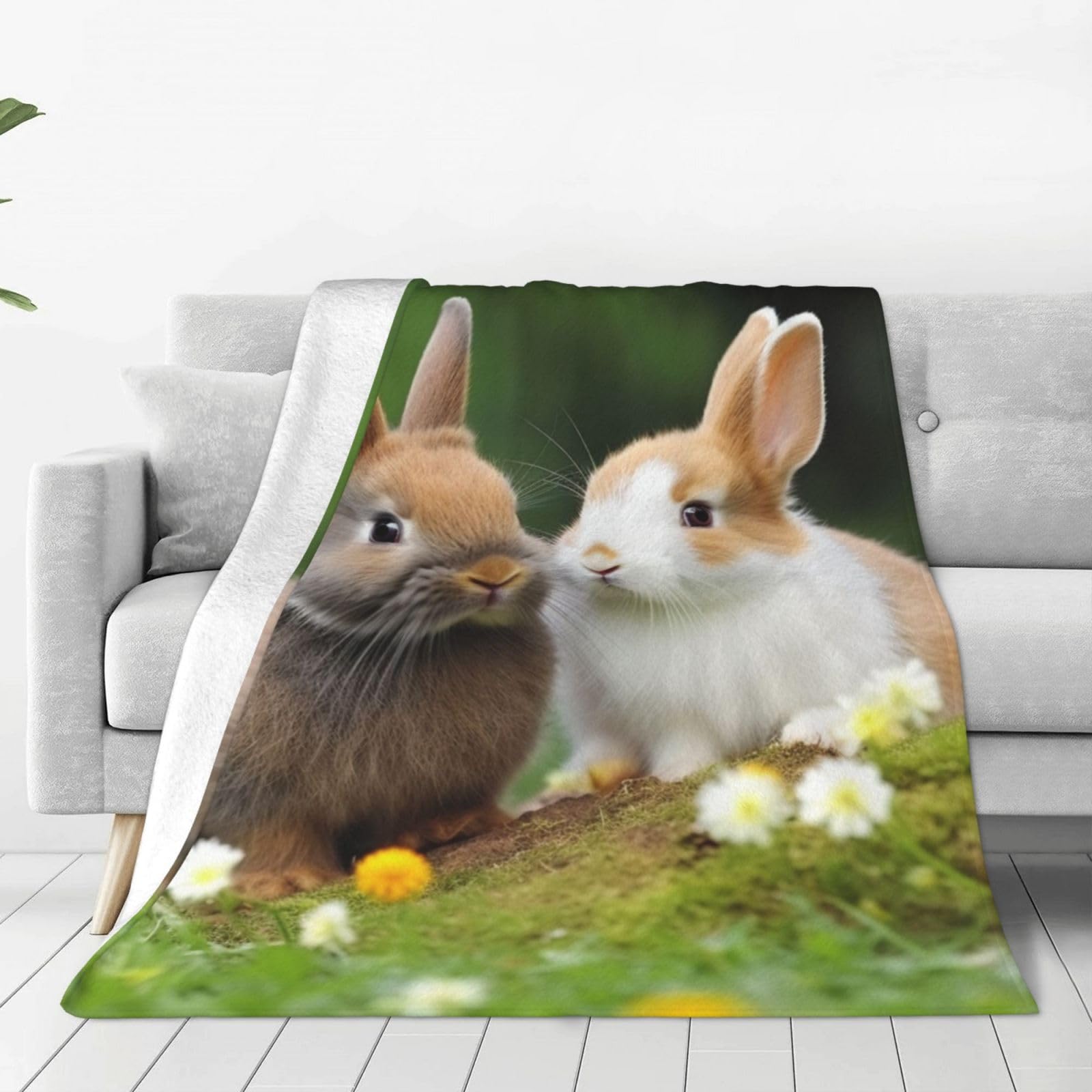 Couverture en micro polaire contre le froid | Plaid en peluche chaude et douce 203 x 152 cm