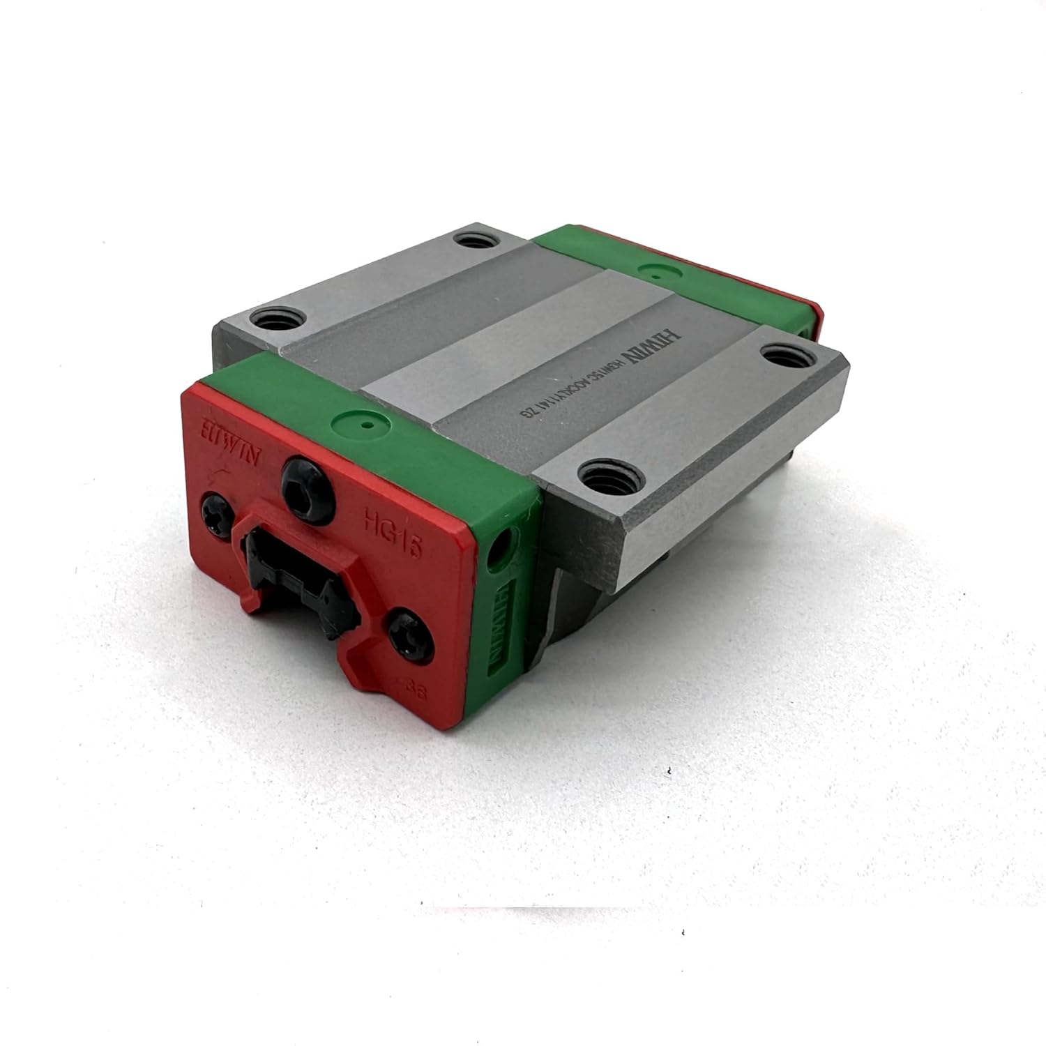 Original New HIWIN Linear Guide HGH15CA HGW15CC QHH15CA QHW15CC Block HGR15 Rails Carriage Bearings Slider Guideway (HGW15CC Block)