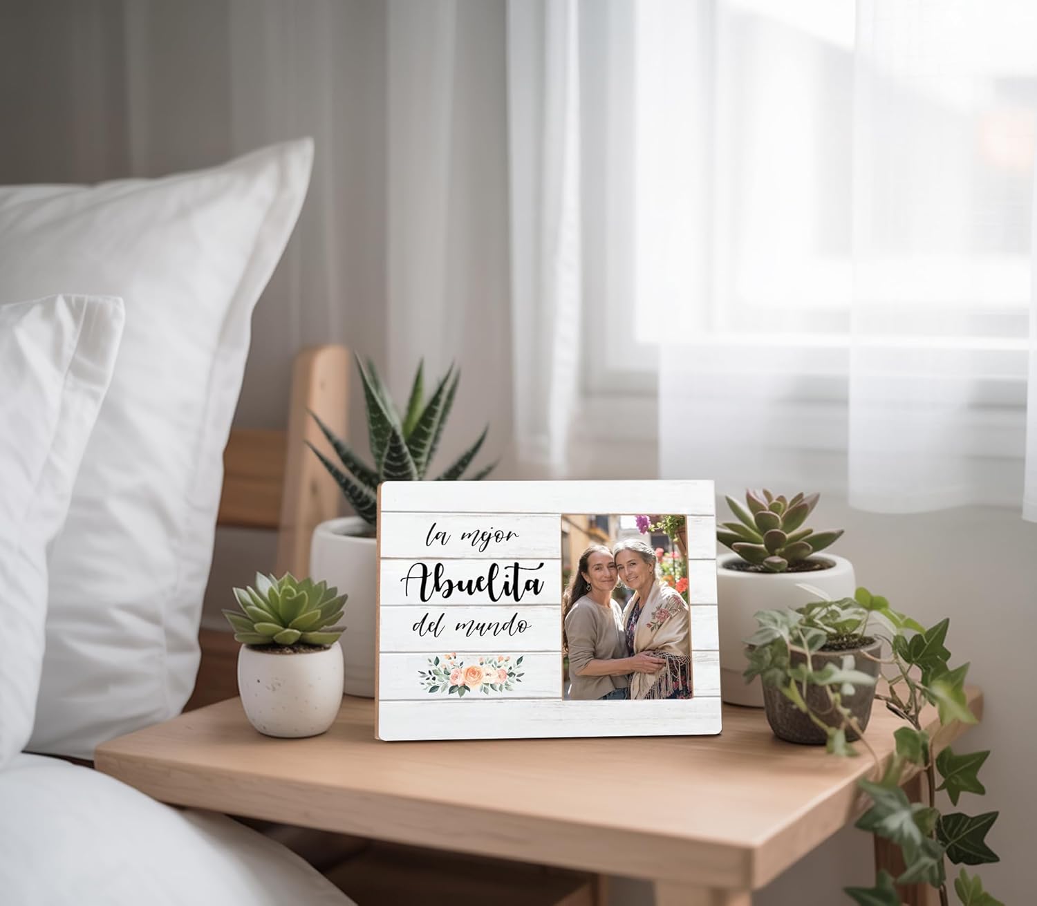 Abuelita Picture Frame,Grandma Picture Frame,La Mejor Abuelita Del Mundo,Abuelita Gifts in Spanish 4x6 Photo Frame - Image 2