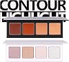 Docolor Highlighter Makeup and Contour Palette,8 Highly Pigmented Matte Colors for Contouring and Highlighting,True Complexion,Body Shimmer,Vegan, Cruelty Free And Hypoallergenic