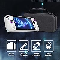 Vista 4 de HESPLUS Hard Carrying Case for ASUS Rog Ally ROG ALLY X 7 inch 120Hz Gaming Handheld, Game Console Travel Case Storage Bag with Large Space for